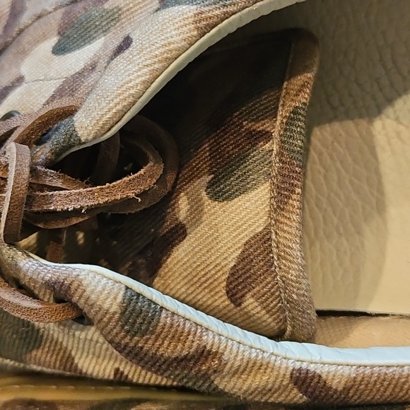 Saint Laurent Tan Brown Camouflage Canvas Men's Sneakers Size 43 [9.5-10] - Picture 12 of 14